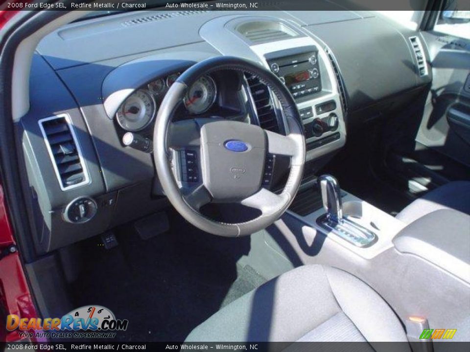 2008 Ford Edge SEL Redfire Metallic / Charcoal Photo #9