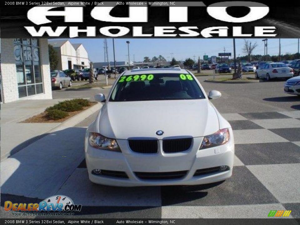 2008 BMW 3 Series 328xi Sedan Alpine White / Black Photo #2