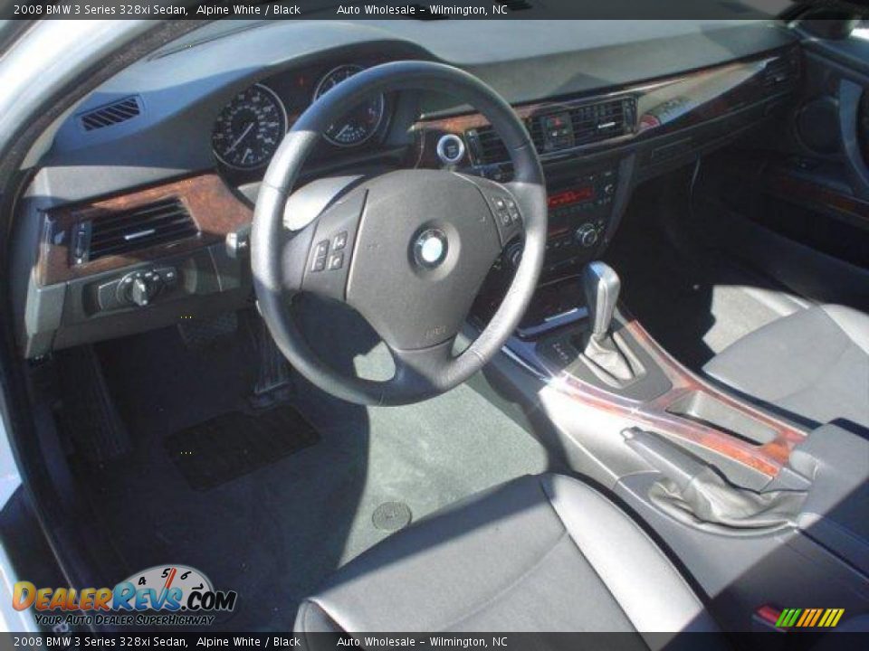 2008 BMW 3 Series 328xi Sedan Alpine White / Black Photo #9