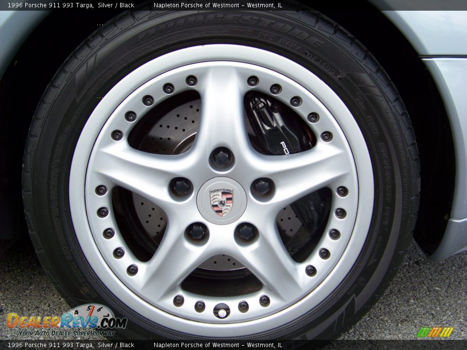 1996 Porsche 911 993 Targa Silver / Black Photo #10