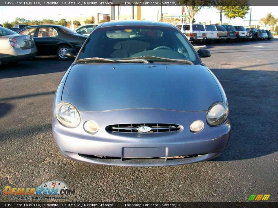 1999 Ford Taurus LX Graphite Blue Metallic / Medium Graphite Photo #2