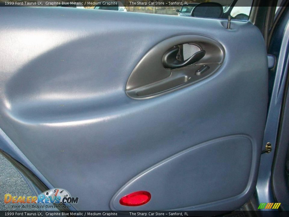 1999 Ford Taurus LX Graphite Blue Metallic / Medium Graphite Photo #8