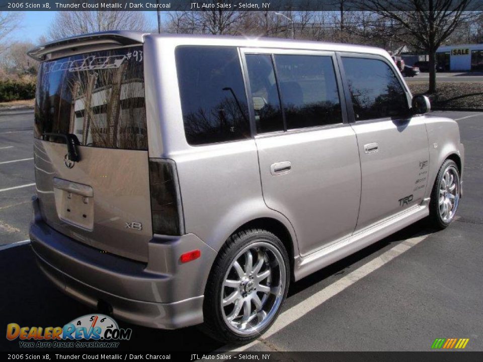 2006 Scion xB Thunder Cloud Metallic / Dark Charcoal Photo #6