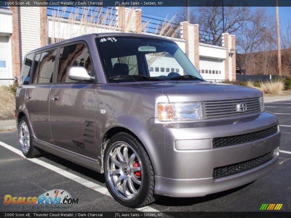 2006 Scion xB Thunder Cloud Metallic / Dark Charcoal Photo #8
