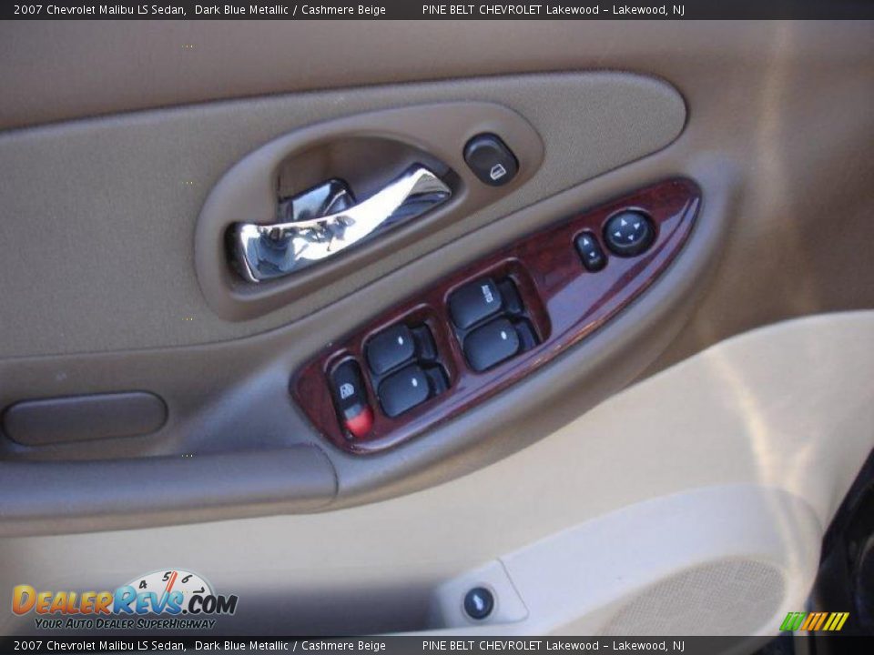 2007 Chevrolet Malibu LS Sedan Dark Blue Metallic / Cashmere Beige Photo #9