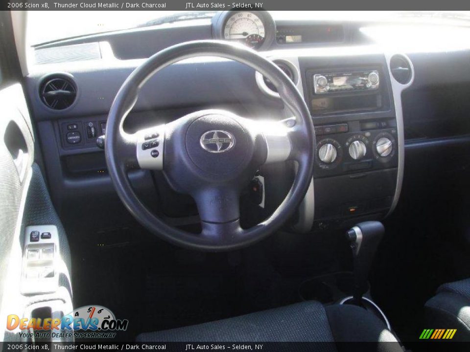 2006 Scion xB Thunder Cloud Metallic / Dark Charcoal Photo #13