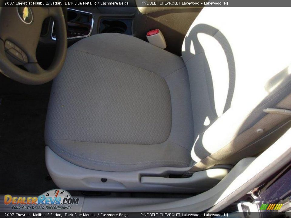 2007 Chevrolet Malibu LS Sedan Dark Blue Metallic / Cashmere Beige Photo #10
