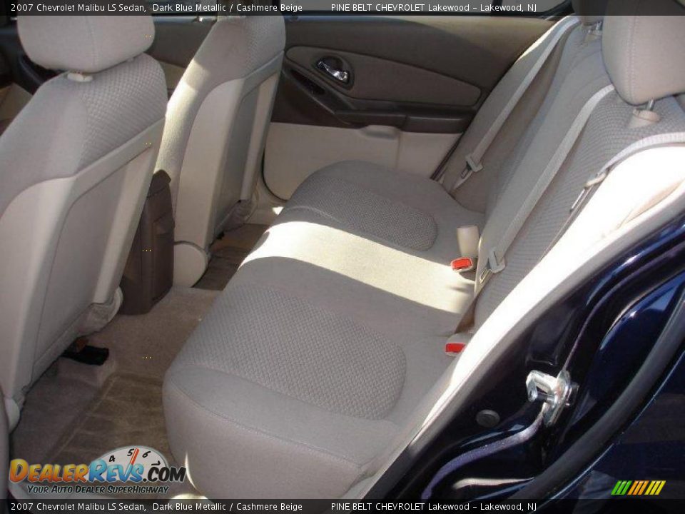 2007 Chevrolet Malibu LS Sedan Dark Blue Metallic / Cashmere Beige Photo #14