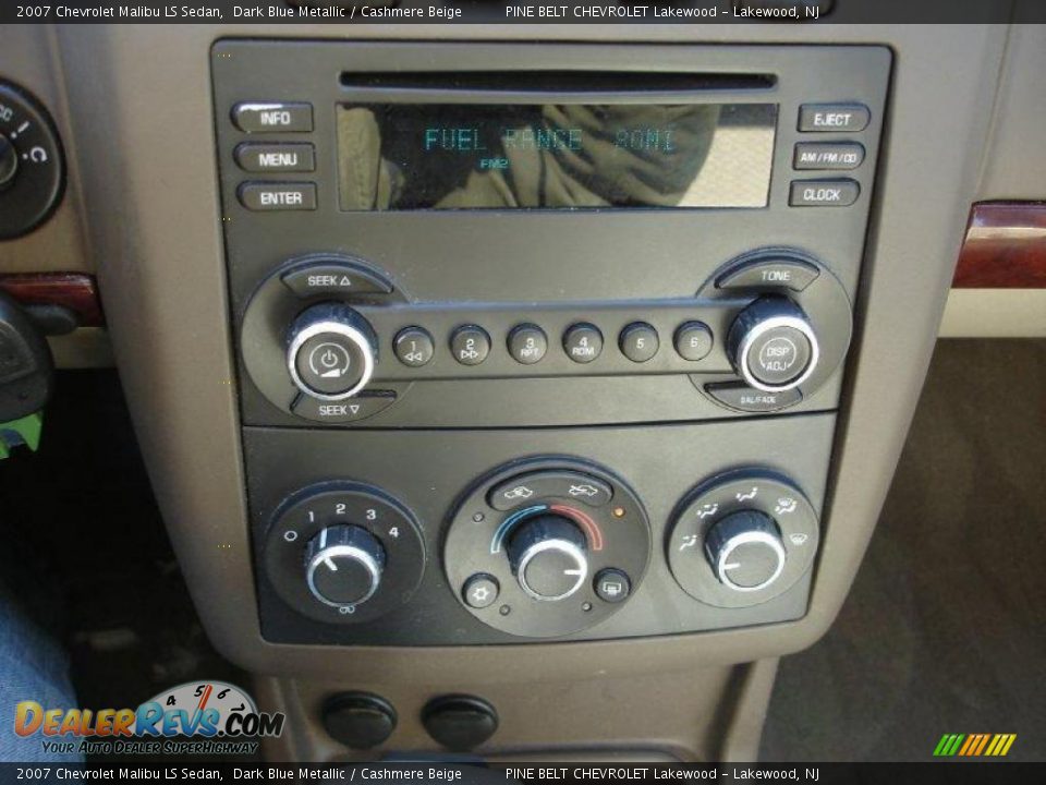 2007 Chevrolet Malibu LS Sedan Dark Blue Metallic / Cashmere Beige Photo #15