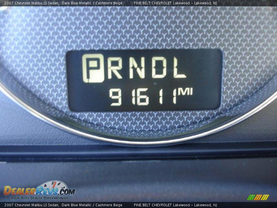 2007 Chevrolet Malibu LS Sedan Dark Blue Metallic / Cashmere Beige Photo #16