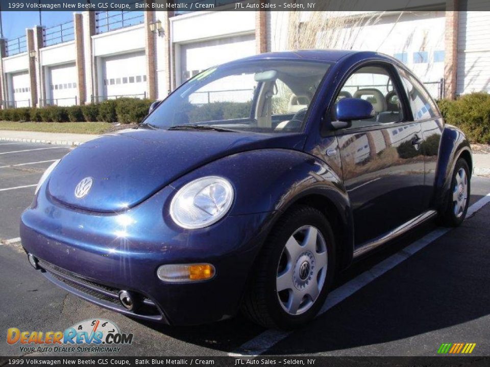 1999 Volkswagen New Beetle GLS Coupe Batik Blue Metallic / Cream Photo #1