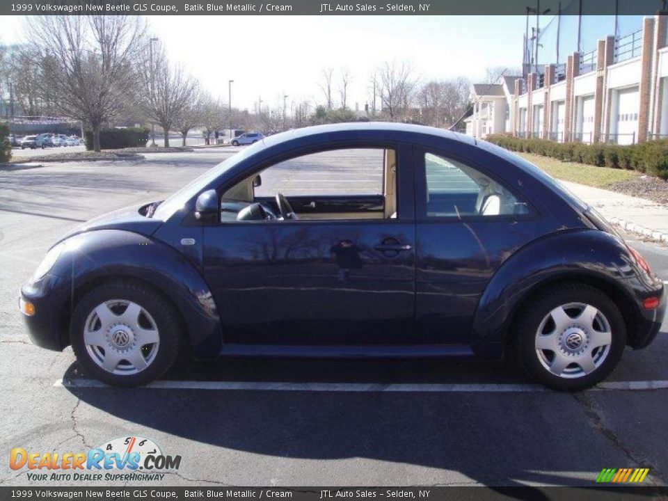1999 Volkswagen New Beetle GLS Coupe Batik Blue Metallic / Cream Photo #3