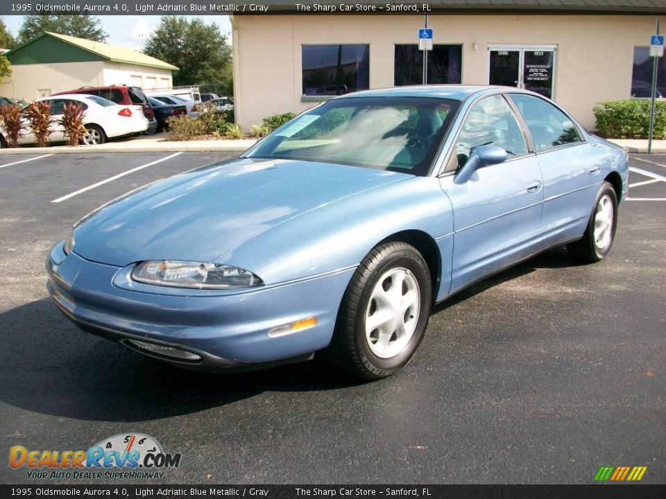 1995 Oldsmobile Aurora 4.0 Light Adriatic Blue Metallic / Gray Photo #1