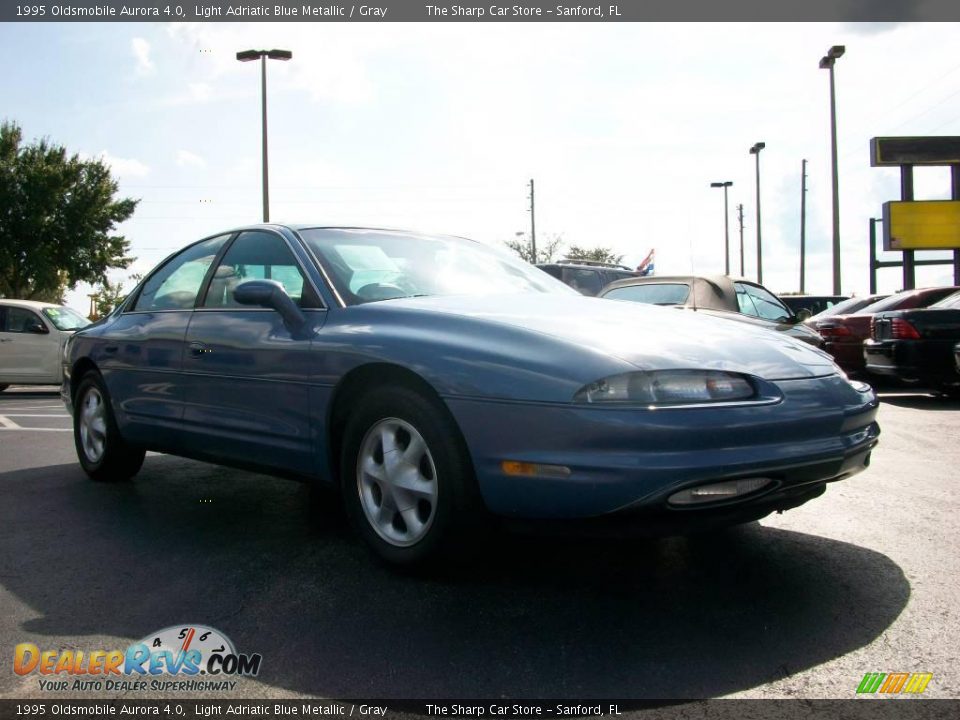 1995 Oldsmobile Aurora 4.0 Light Adriatic Blue Metallic / Gray Photo #2