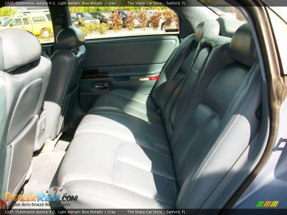 1995 Oldsmobile Aurora 4.0 Light Adriatic Blue Metallic / Gray Photo #8
