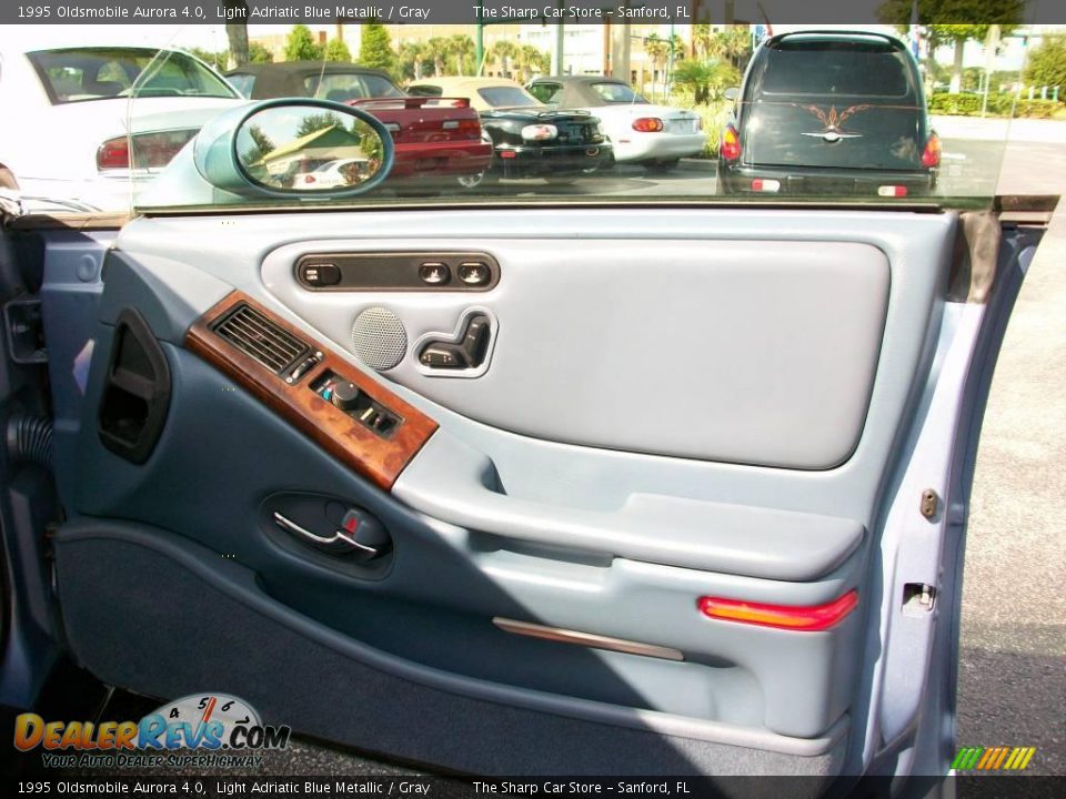 1995 Oldsmobile Aurora 4.0 Light Adriatic Blue Metallic / Gray Photo #14
