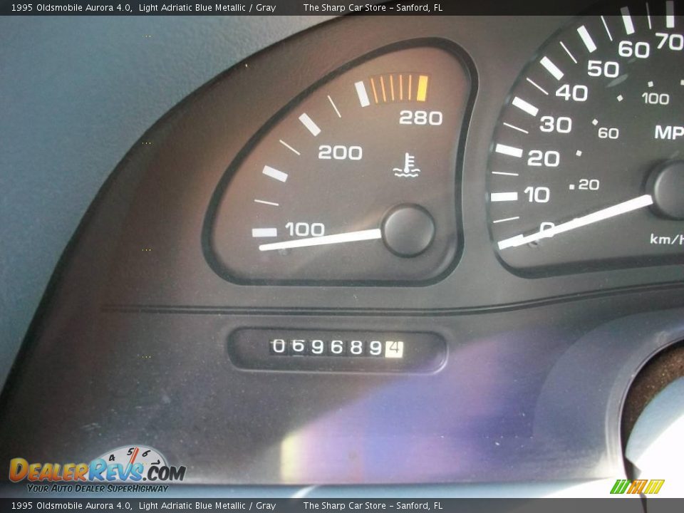 1995 Oldsmobile Aurora 4.0 Light Adriatic Blue Metallic / Gray Photo #18