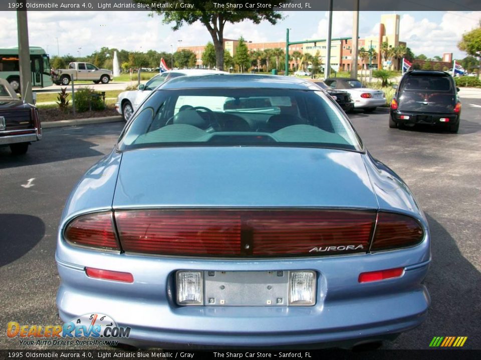 1995 Oldsmobile Aurora 4.0 Light Adriatic Blue Metallic / Gray Photo #22