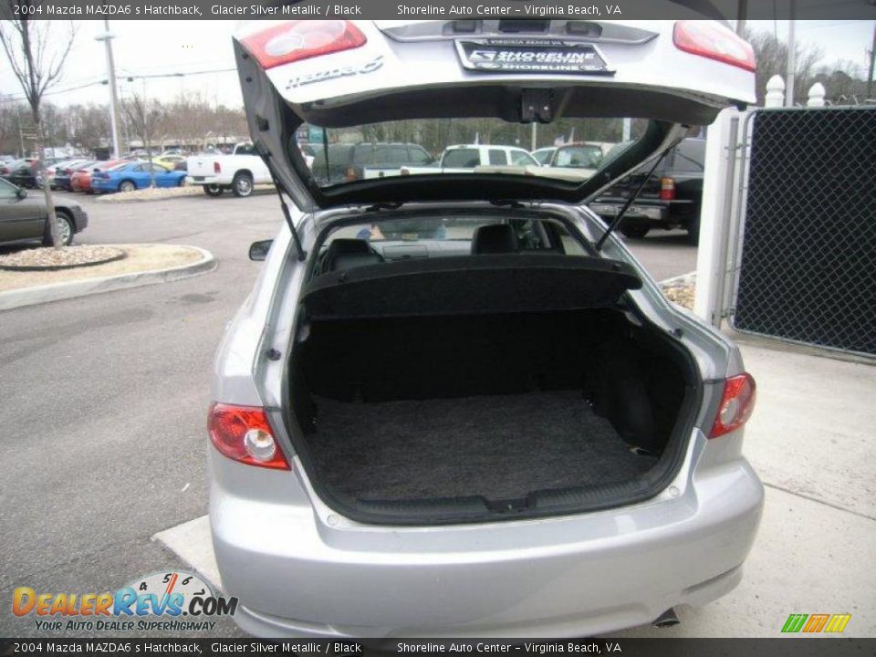 2004 Mazda MAZDA6 s Hatchback Glacier Silver Metallic / Black Photo #19