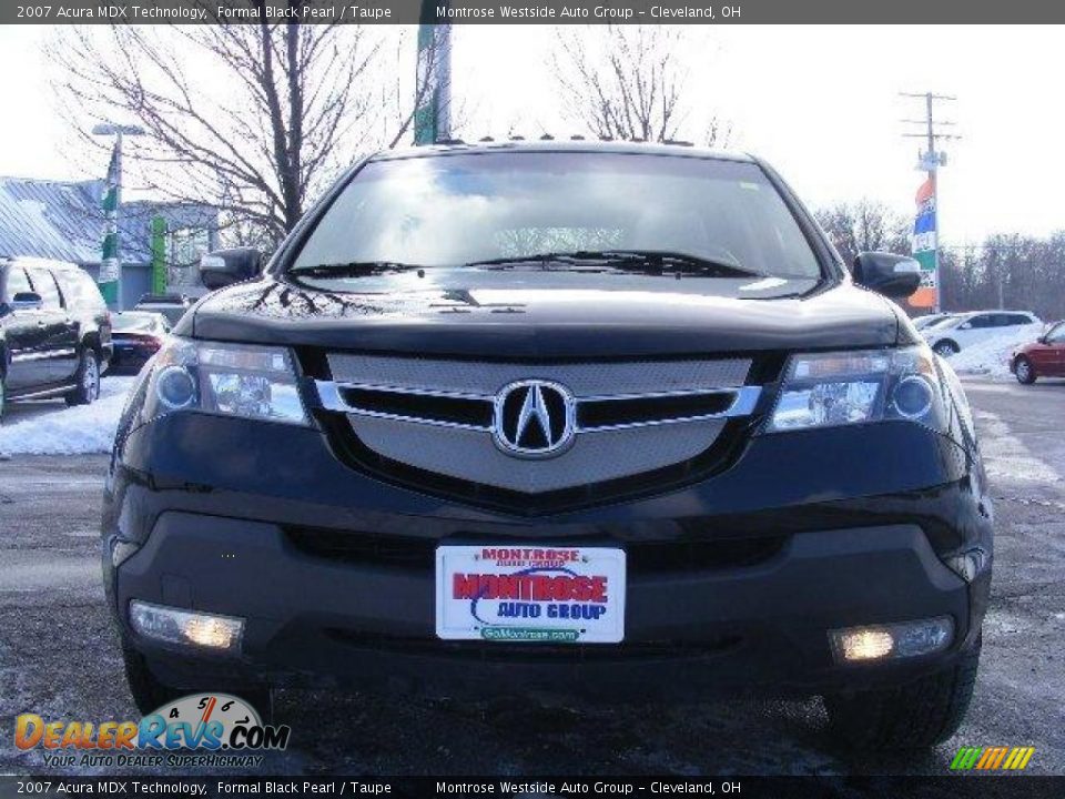 2007 Acura MDX Technology Formal Black Pearl / Taupe Photo #8