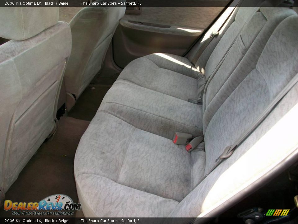 2006 Kia Optima LX Black / Beige Photo #8