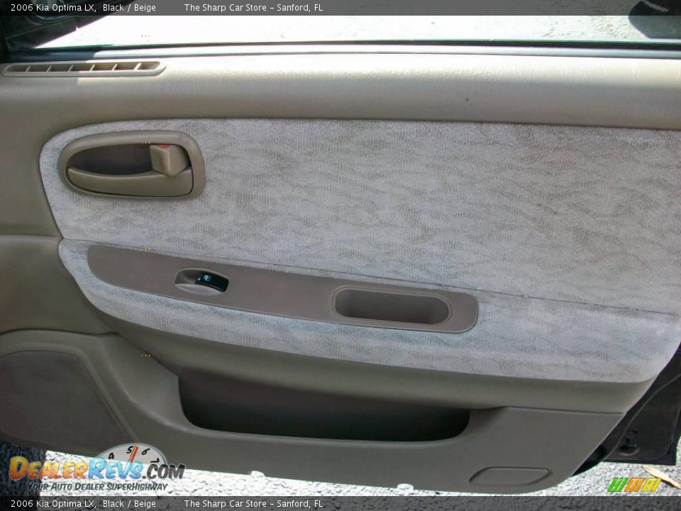 2006 Kia Optima LX Black / Beige Photo #9