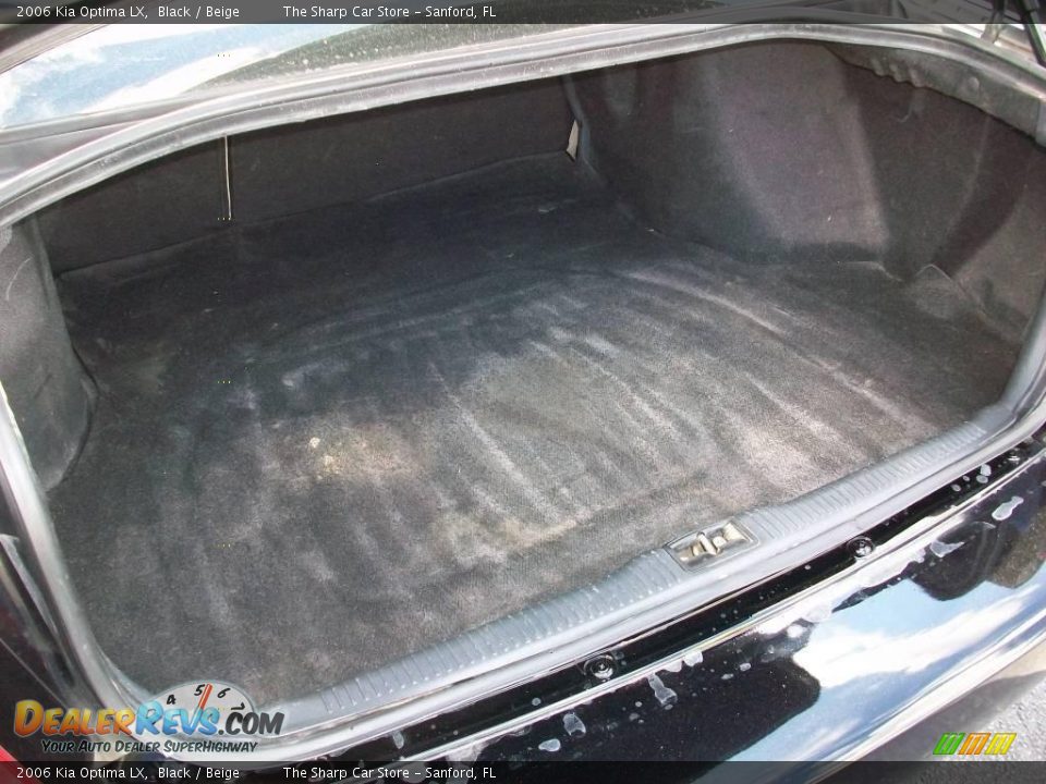 2006 Kia Optima LX Black / Beige Photo #10
