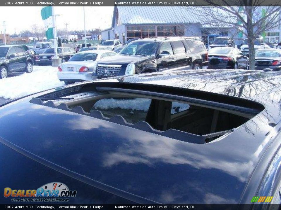 2007 Acura MDX Technology Formal Black Pearl / Taupe Photo #27