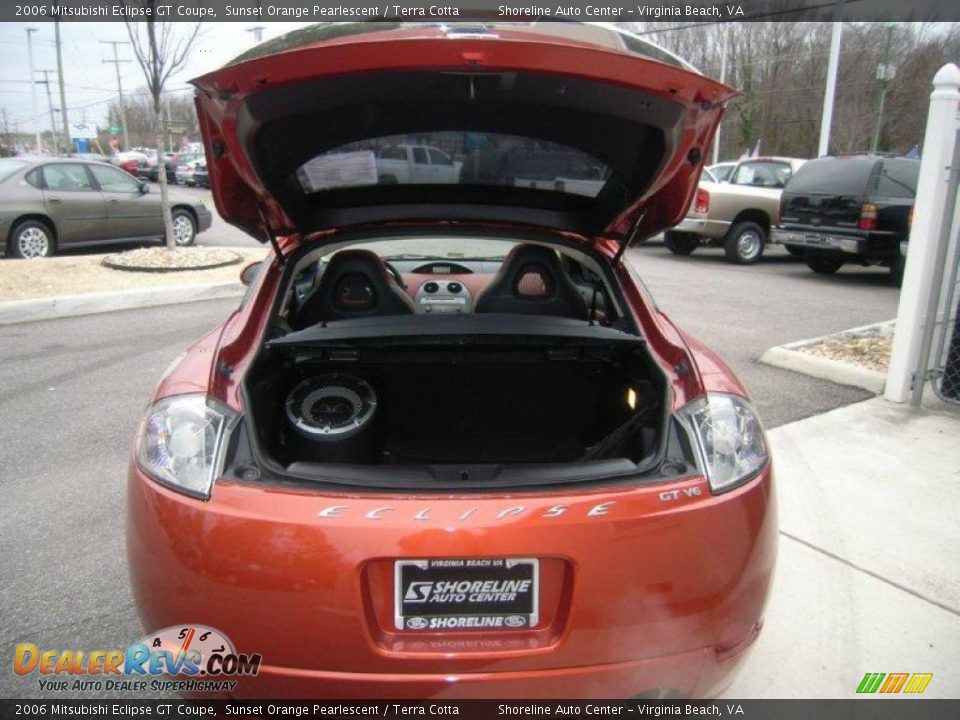 2006 Mitsubishi Eclipse GT Coupe Sunset Orange Pearlescent / Terra Cotta Photo #10
