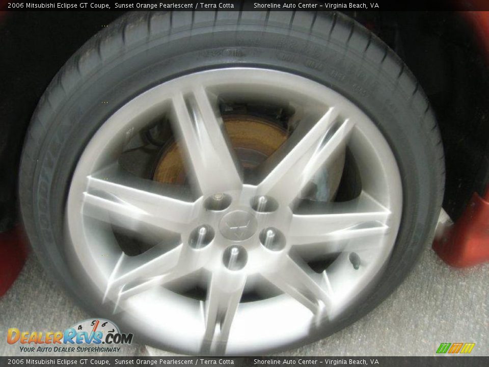 2006 Mitsubishi Eclipse GT Coupe Sunset Orange Pearlescent / Terra Cotta Photo #13