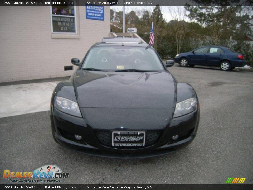 2004 Mazda RX-8 Sport Brilliant Black / Black Photo #1