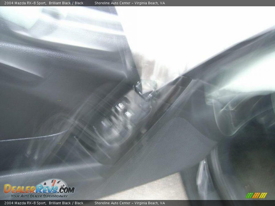 2004 Mazda RX-8 Sport Brilliant Black / Black Photo #18