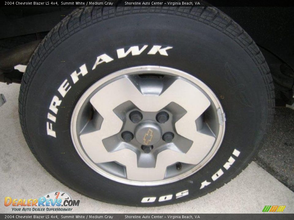 2004 Chevrolet Blazer LS 4x4 Summit White / Medium Gray Photo #14