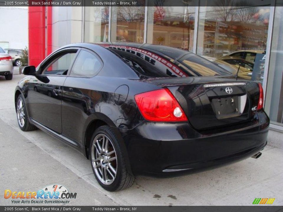 2005 Scion tC Black Sand Mica / Dark Gray Photo #4