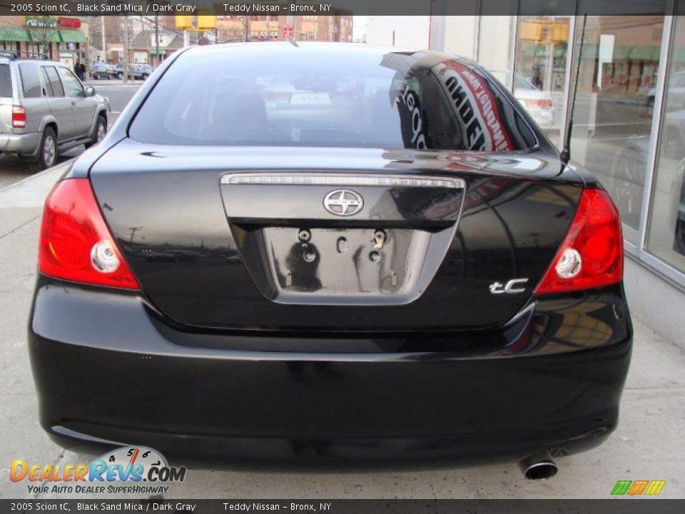 2005 Scion tC Black Sand Mica / Dark Gray Photo #5