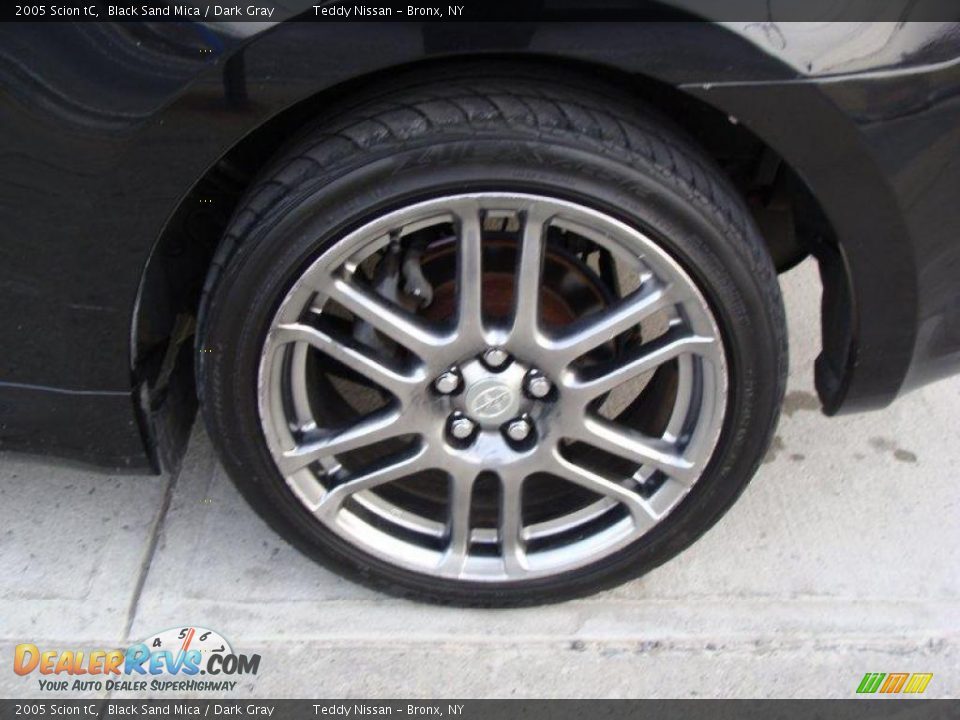 2005 Scion tC Black Sand Mica / Dark Gray Photo #7