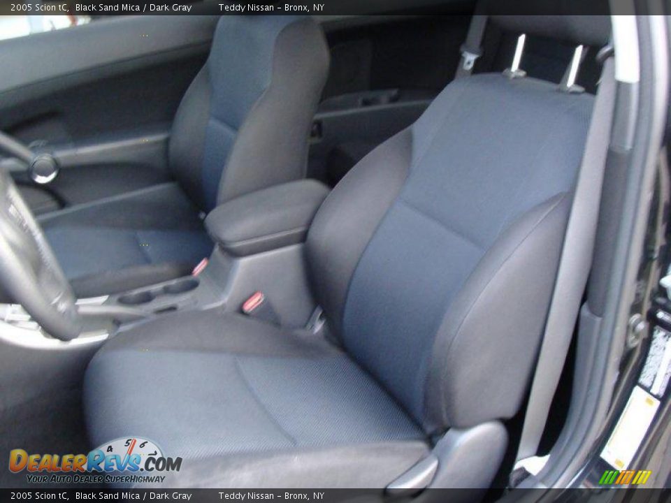 2005 Scion tC Black Sand Mica / Dark Gray Photo #14