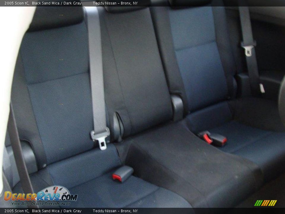 2005 Scion tC Black Sand Mica / Dark Gray Photo #16