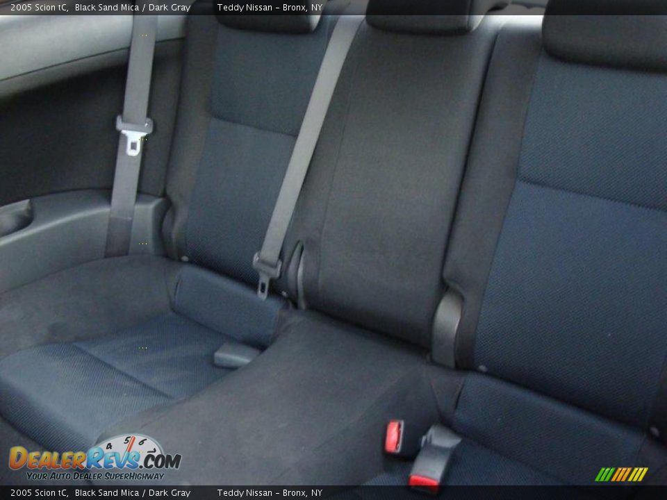 2005 Scion tC Black Sand Mica / Dark Gray Photo #17
