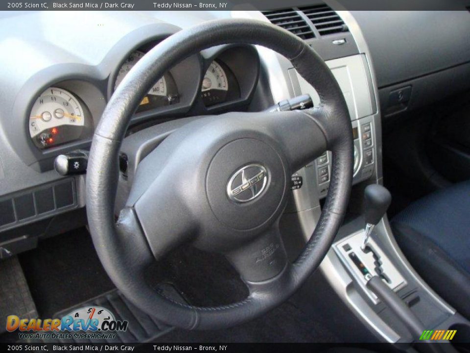 2005 Scion tC Black Sand Mica / Dark Gray Photo #19
