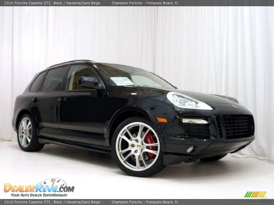 2010 Porsche Cayenne GTS Black / Havanna/Sand Beige Photo #2