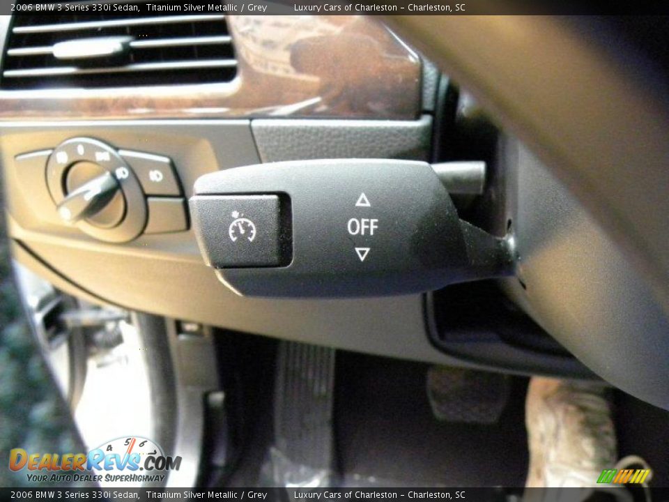 2006 BMW 3 Series 330i Sedan Titanium Silver Metallic / Grey Photo #20