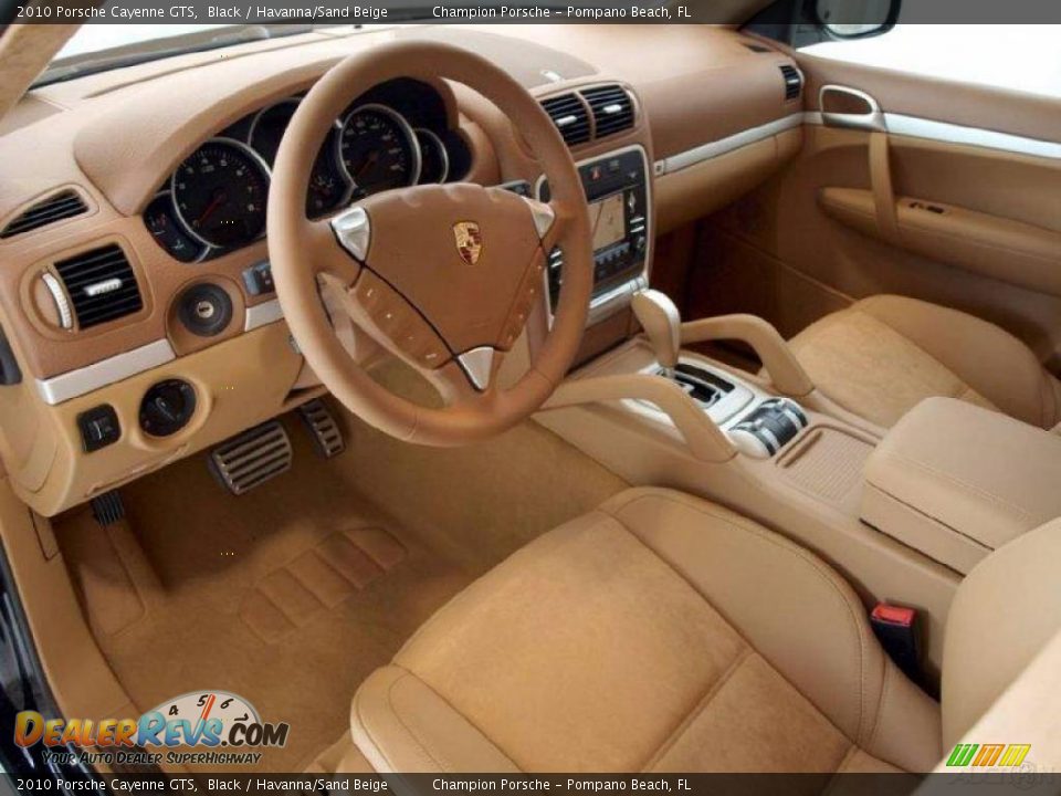 2010 Porsche Cayenne GTS Black / Havanna/Sand Beige Photo #10
