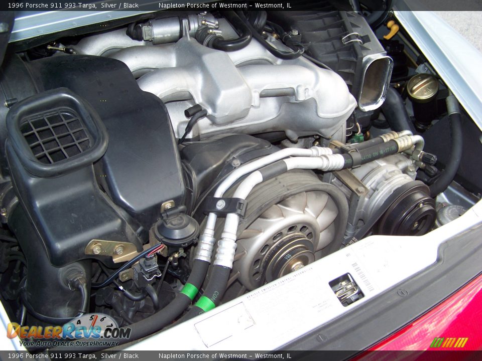 1996 Porsche 911 993 Targa Silver / Black Photo #25