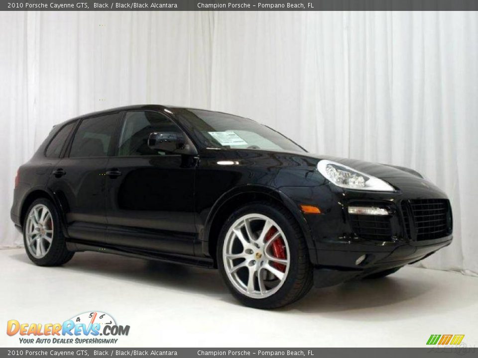 2010 Porsche Cayenne GTS Black / Black/Black Alcantara Photo #2