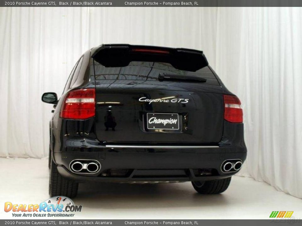 2010 Porsche Cayenne GTS Black / Black/Black Alcantara Photo #4