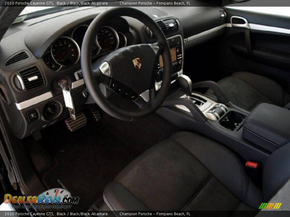2010 Porsche Cayenne GTS Black / Black/Black Alcantara Photo #9