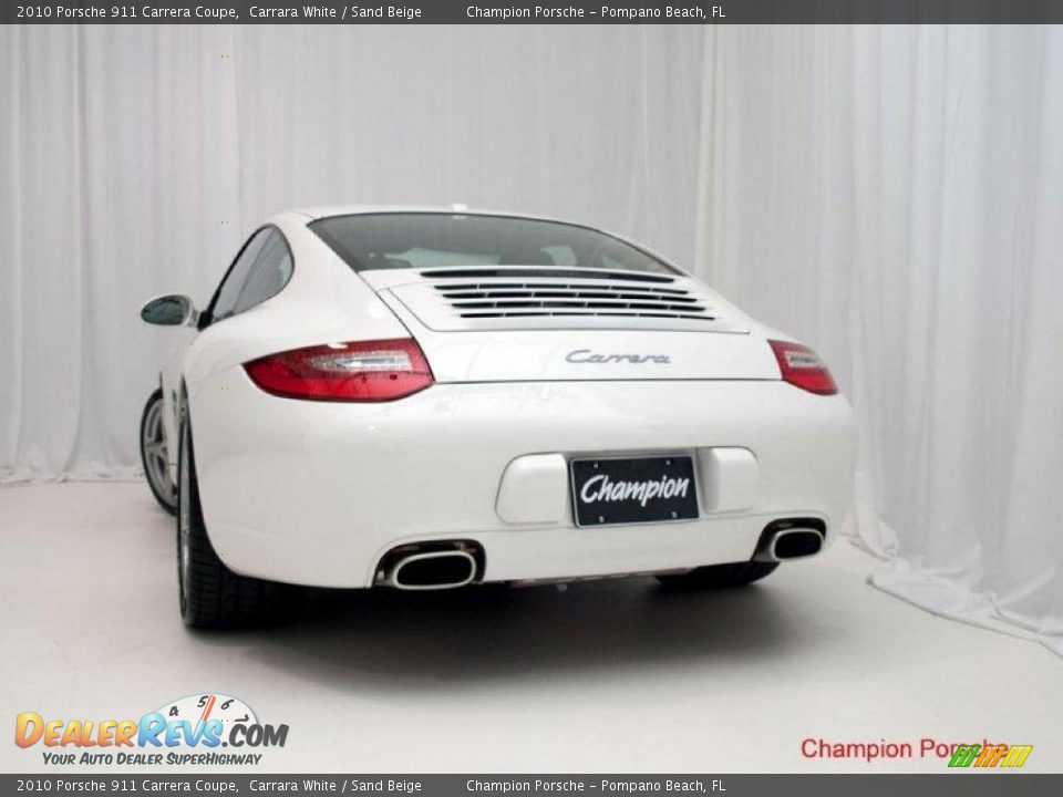 2010 Porsche 911 Carrera Coupe Carrara White / Sand Beige Photo #4