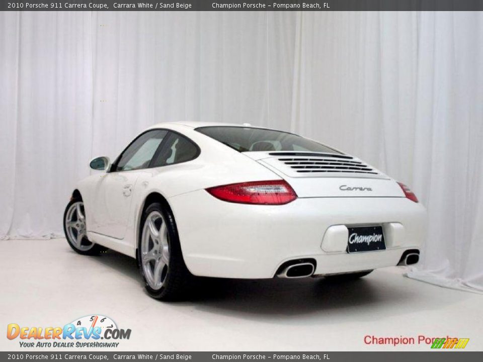 2010 Porsche 911 Carrera Coupe Carrara White / Sand Beige Photo #5