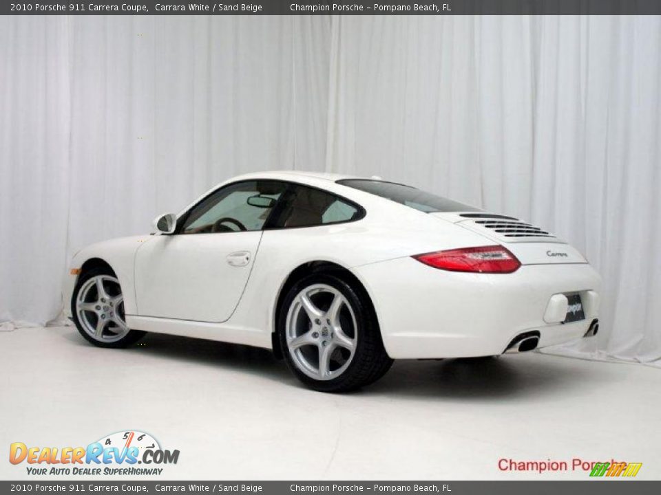 2010 Porsche 911 Carrera Coupe Carrara White / Sand Beige Photo #7
